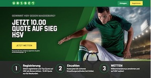Unibet Quotenboost Screenshot
