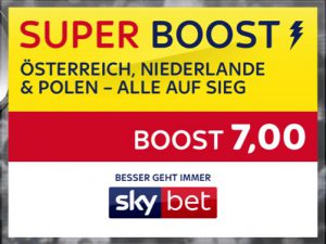 Sky Bet Quotenboost EM-Qualifikation