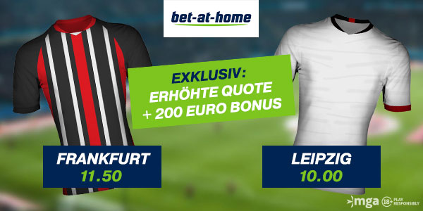 Eintracht Frankfurt - RB Leipzig DFB-Pokal verbesserte Quoten Bet at home