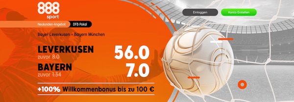 DFB Pokalfinale Wetten Topquote Leverkusen Bayern 888sport