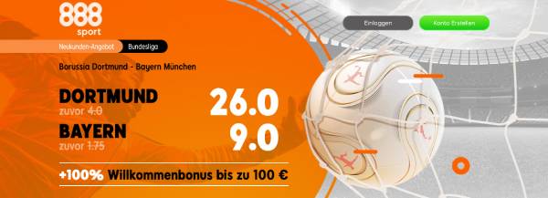 Dortmund - Bayern Wetten Klassiker Topquoten 888sport
