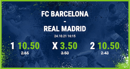 Erhöhte Wettquoten für FC Barcelona - Real Madrid im El Clasico mit Bet-at-home Quotenboost