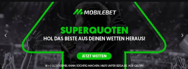 Top-Quoten von Mobilebet mit den Quotenboosts