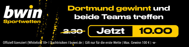 Bwin Boost auf Dortmund