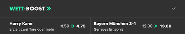 bet365 Wettboosts BVB vs Bayern