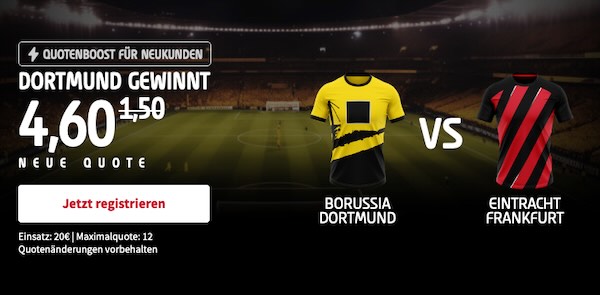 Tipico Oddsboost auf Dortmund gewinnt