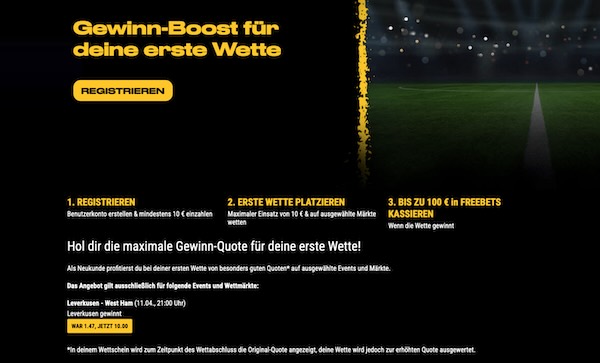 Bwin Price Boost Leverkusen besiegt West Ham