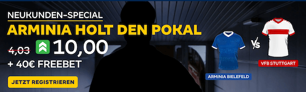 Arminia Boost bei Merkurbets gegen Stuttgart im Pokalfinale