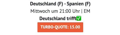 Deutschland trifft Boost bei ODDSET zum EM-Halbfinale gegen Spanien