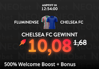 Boost auf Fluminense gegen Chelsea bei Neobet