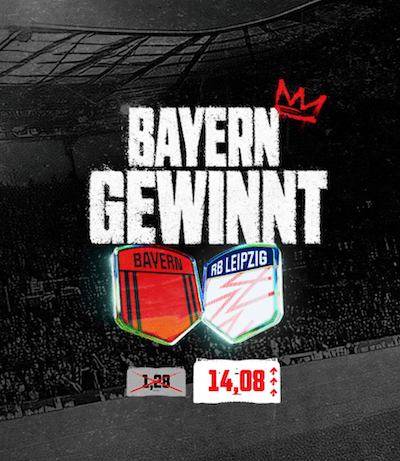Bayern Boost bei Winamax gegen Leipzig am 22.8.2025