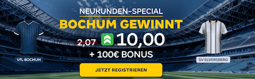 Quotenboost bei MERKUR BETS zu Bochum gegen Elversberg