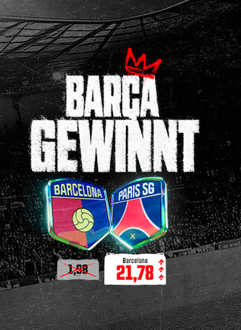 Barcelona Boost bei Winamax gegen PSG