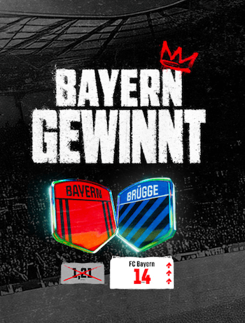 Bayern Boost bei Winamax gegen Brügge