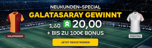 Gala Boost bei MERKUR BETS gegen Besiktas