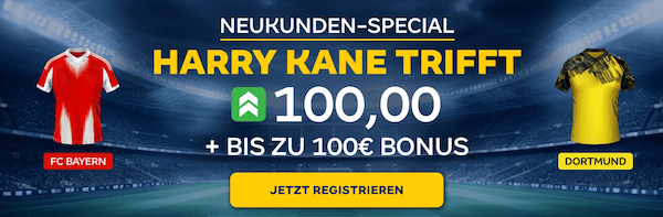 Boost auf Harry Kane trifft bei Bayern gegen Dortmund