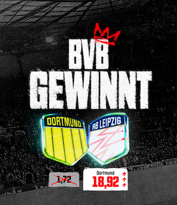Boost auf Dortmund gegen Leipzig bei Winamax