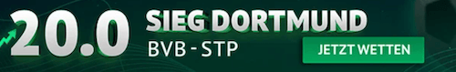 Der ODDSET Quotenboost zu Dortmund gegen St. Pauli