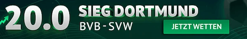 Boost bei ODDSET zu Dortmund gegen Breme