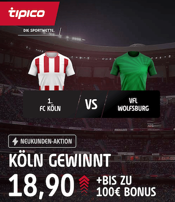 Köln Boost gegen Wolfsburg bei Tipico