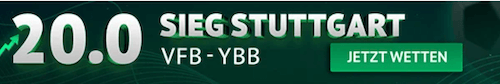 Boost auf Stuttgart gegen die Young Boys bei ODDSet