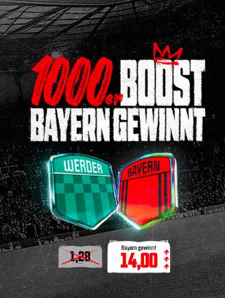 Bayern Boost gegen Bremen bei Winamax