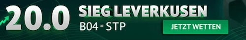 Boost zum DFB-Pokal Viertelfinale zwischen Leverkusen und St. Pauli bei ODDSET