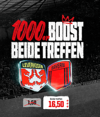 Boost von Winamax zu Leverkusen gegen Bayer München
