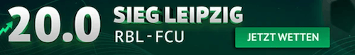 Boost auf Leipzig gegen Union Berlin bei ODDSET
