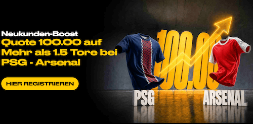 Bwin Boost zum CL Finale zwischen PSG und Arsenal