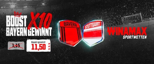 Boost auf Bayern gegen Stuttgart bei Winamax (DFB-Pokal Finale)