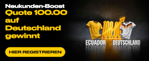 Boost auf Deutschland gegen Ecuador bei bwin