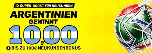 Boost auf Argentinien gewinnt gegen Kap Verde bei DAZN Bet