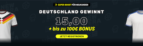Boost bei DAZNBet zu Deutschland gegen Serbien am 1.10.2026