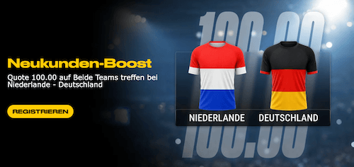 Boost auf Niederlande gegen Deutschland in der Nations League bei bwin